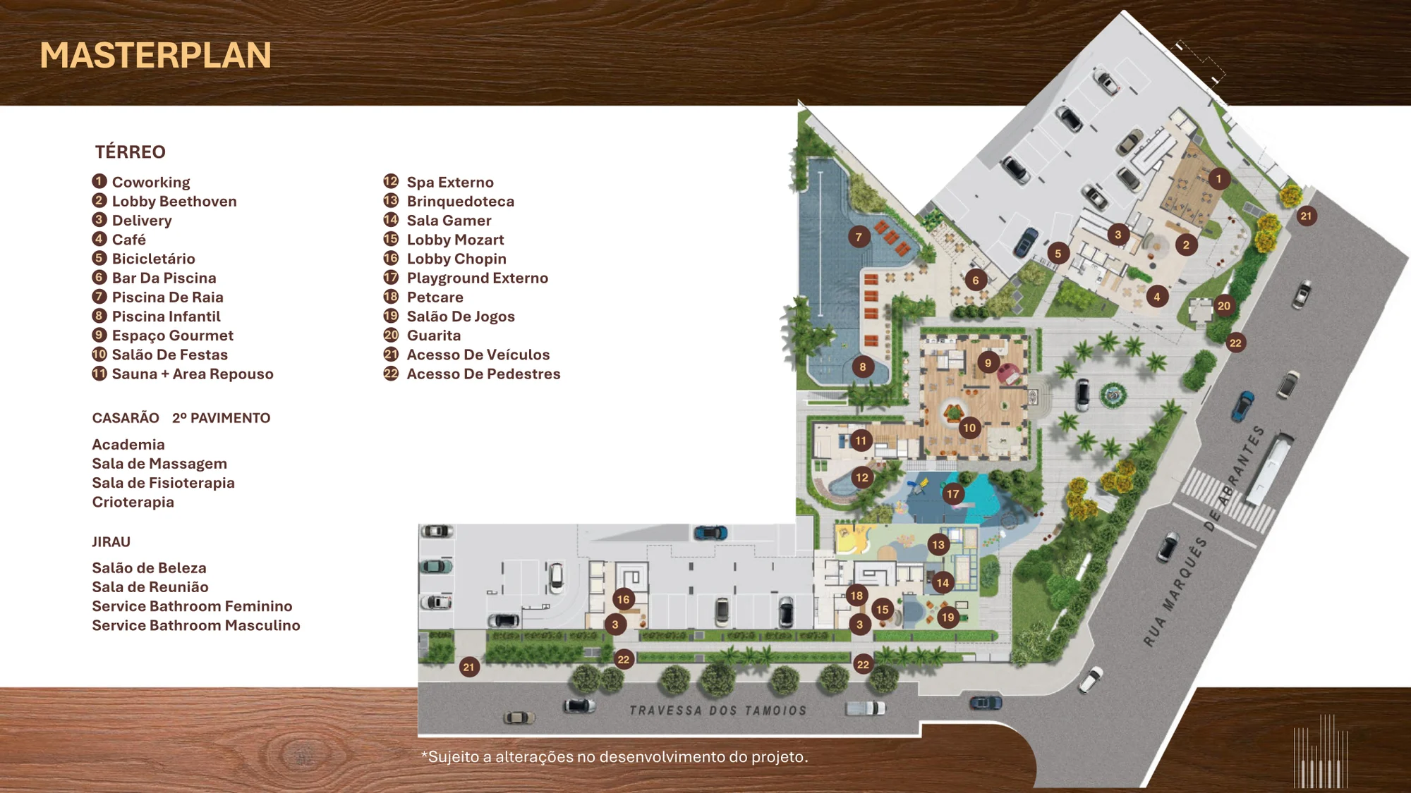 Masterplan do Symphony Residences — Blocos 01 e 02, na Rua Marquês de Abrantes, Flamengo